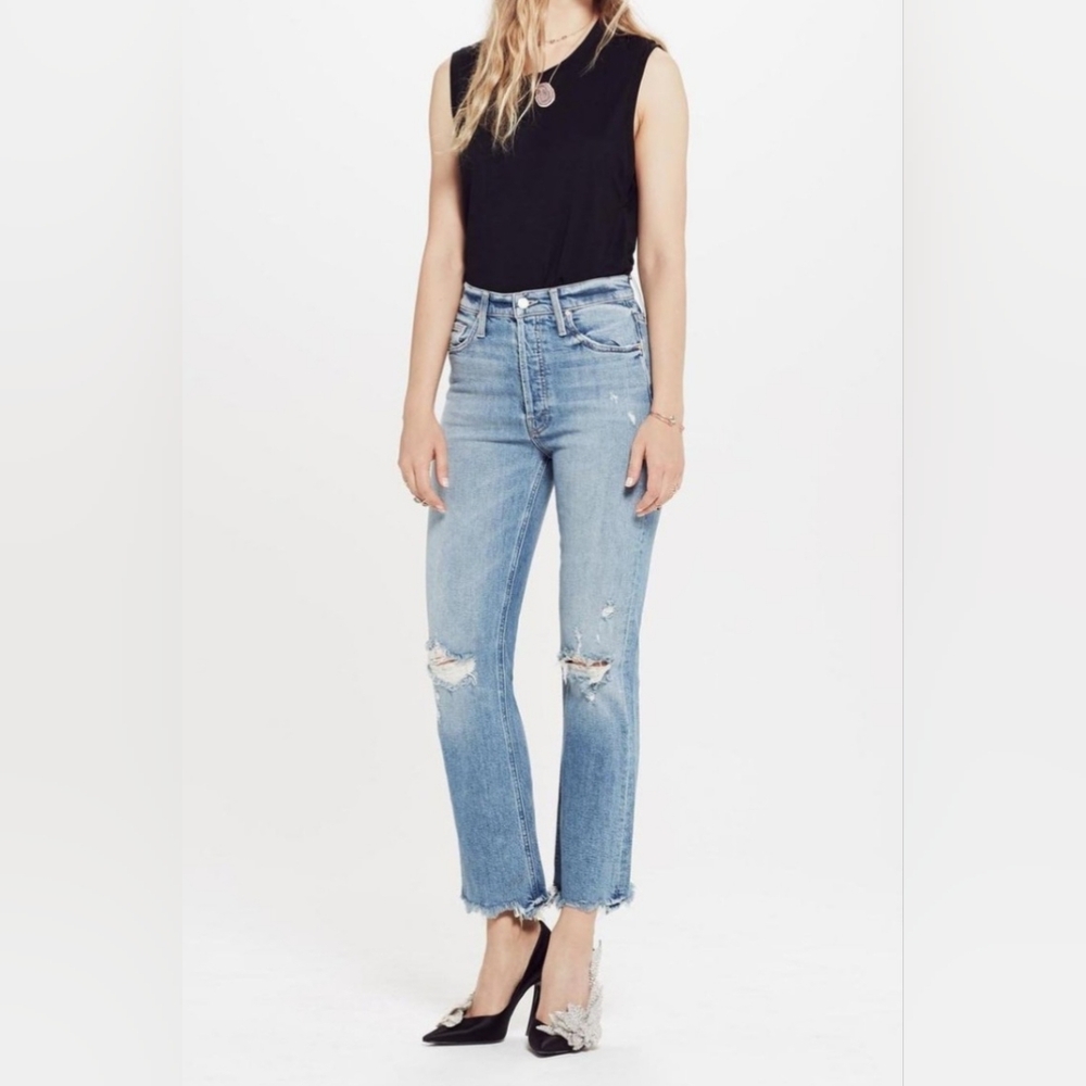 MOTHER SUPERIOR The Tripper Ankle Misbeliever Jeans